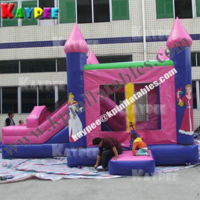 China KCB057 Princess combo ,inflatable combo game,princess bouncer with slide obstacle for sale