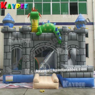 China Dinosaur house combo ,inflatable combo game,dinosaur bouncer with slide obstacle KCB058 for sale