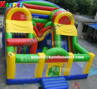 China KFT012 Inflatable Obstacle funcity ,inflatable playland,crazy playgound with slide for sale