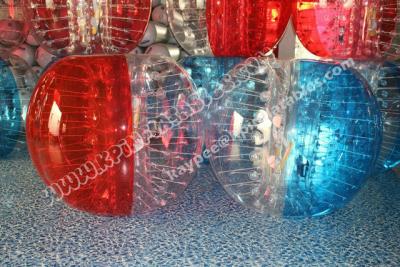 China TPU Half colour Bumper ball,Bubble Soccer ball,human zorbing ball,Hamster Ball for kid for sale