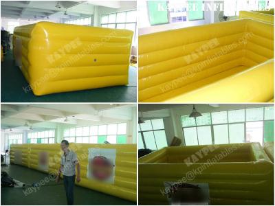 China Inflatable air seal ice bin bar,Inflatable box,water sport game for sale