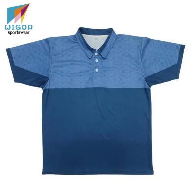 China Wholesale Custom Available Mens Polo Shirts Manufacturer Free Design Sublimation Anti Shrink for sale