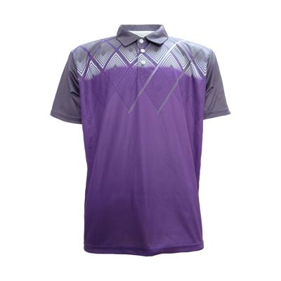 China Custom Made 100% Polyester Anti Shrink Quick Dry Shirt Sublimation Tennis Polo Shirt for sale