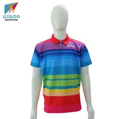 China Custom Made Quick Dry Golf Polo Shirts Fitted Polo Shirts Short Sleeve Slim Mens Oversized High Quality Anti-Shrink for sale