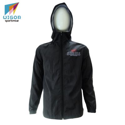 China Sale Light Fabric Zipper Hoodie QUICK DRY Digital Warm Jacket Printing Custom Men's Waterproof Windbreaker Windbreaker for sale