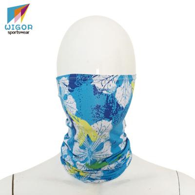 China Multifunctional Hot Selling Poly-spandex Cloth Face Mask Printing Neck Cuff Digital Tube Bandanas UV Protective Head Scarf for sale