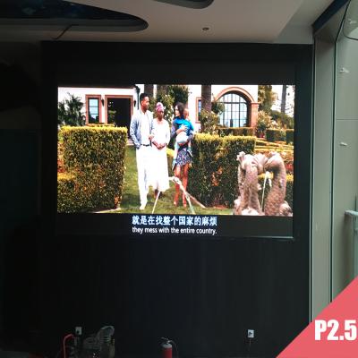 China P2.5 led screen full color digital advertising electronic display indoor banner led poster for sale