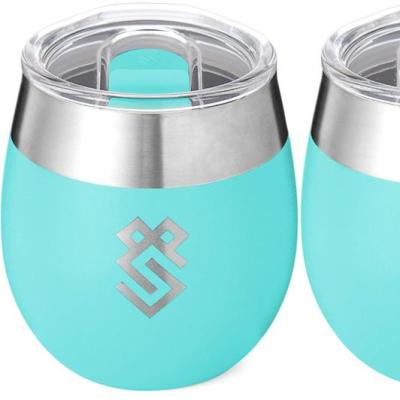 China Hot Selling Travel Cup Wine Cup 8OZ Tumbler Beer Cup Stainless Steel Tumbler Egg Shape Wine Cup Egg Shape Tumbler for sale