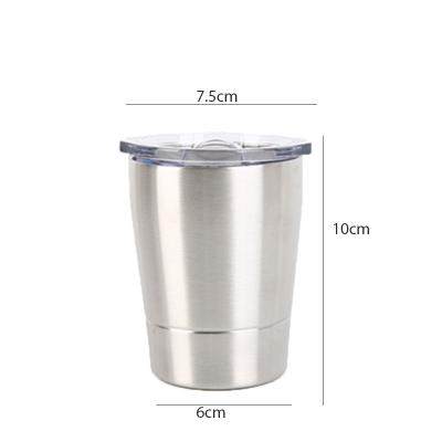 China Vacuum Coffee Tumbler Stainless Steel Sport Bottle 260ml Coffee Thermos Mug for sale