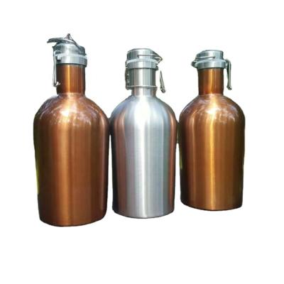 China Sustainable America Style 2L Wine Fermentation Tank Food Graduate Beer Fermentation Stainless Steel Single Wall Fermentation Flask for sale