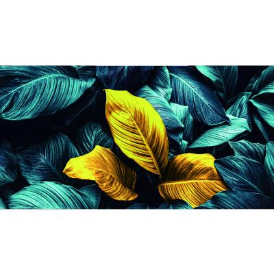 China Pastoral Top Series Factory Sales High Quality Wall Art Prints Golden Leaves Canvas Prints Paintings For Living Room Wall for sale