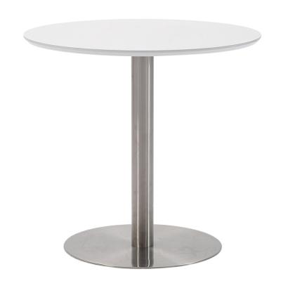 China Modern design high quality cheap round size large white bar table small for round base for sale