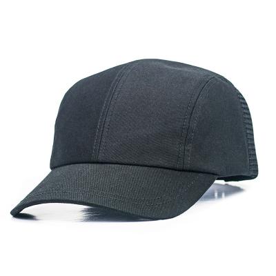 China COMMON Unisex Nylon Unstructured Golf Hat 8 Panel Mesh Trucker Caps Custom Black Logo Manufacturer Customize Sport Hat for sale