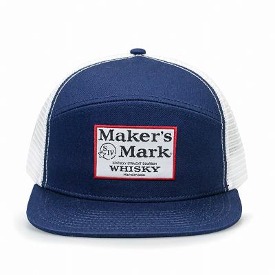 China Golf Mesh Snapback Cap Solid Color Patch Logo Manufacturer Customized Sport Hat JOINT Plastic Weaving Buckle Men's Snapback Hat for sale