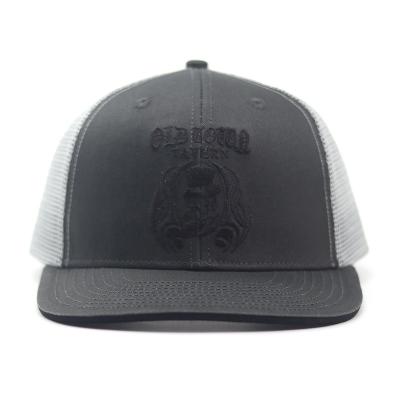 China Wholesale COMMON High Quality Plastic Buckle Mesh Snap Back Hat Custom Snapback Mesh Cap Embroidery Hat Embroidered 6 Panel Casual for sale