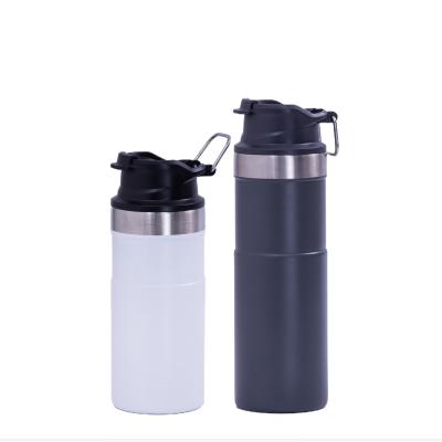 China PORTABLE Double wall vacuum thermal 18/8 stainless steel termos water bottle Stanley style bottle for sale