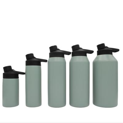 China Factory Outlet Double Wall Stainless Steel Vacuum Flask PORTABLE Sports Water Bottle With Magnetic Suction Cover for sale