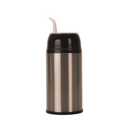 China PORTABLE Keep Yerba Mate Tea Bottle With Straw Inner Plastic Outer Stainless Steel for sale