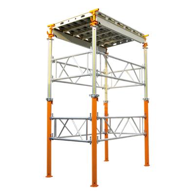 China Fast& high efficient slab formwork system alu-deck formwork with modular size aluminum frame panel for sale