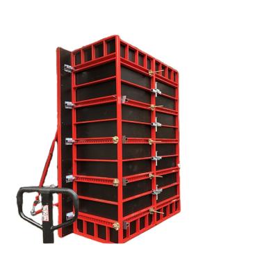 China Modern TECON HETO Powder Coated Steel Frame Column Formwork Metal Formwork for 12mm Birch Plywood Columns for sale