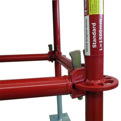 China TECON Modern Whole Steel Sale Q235 Scaffolding Adjustable Construction Aluminum Pole Formwork for sale