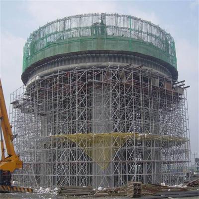 China Traditional TECON Ringlock galvanized steel scaffolding with steel plank and stair for sale