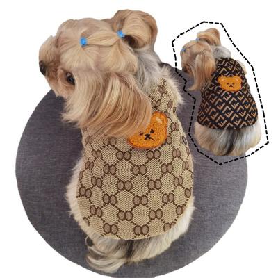 China Summer and Autumn Newest OO Police Design Viable Luxury Pet Skirt Super Fashion and Comfortable Rich Girl Dog Clothes for sale