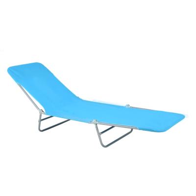 China Modern Folding Bed Frame Metal Beds Camp Pool Beach Folding OEM Portable Camping Bed for sale