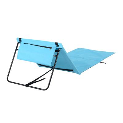 China Hot Selling Beach Waterproof Lightweight Easy Fishing Camper Carry Large Beach Mat With Backrest for sale