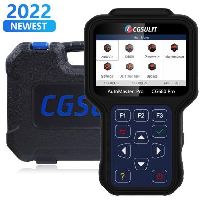 China 80+ Car Made Free 2022 Update Professional Original All System CGSULIT CG680Pro OBD2 Scanner Diagnostic Tools For All Cars for sale