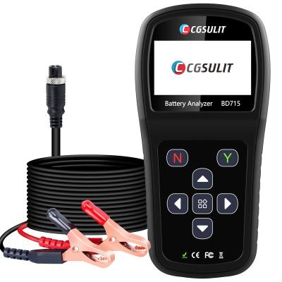 China CGSULIT New Version BD715 Universal Car Battery Tester Analyzer Support Voltage Measuring 6v to 32v for sale