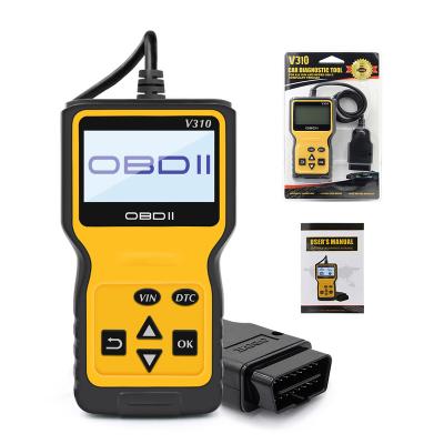 China Obdii Elm 327 Protocols Handheld Auto Vehicle OBDII Code Reader OBDII V1.1 Scan Car Scanners V310 obd2 Diagnostic Diagnostic Tools For Vehicle for sale