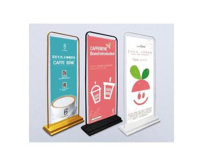 China Display shows high quality durable using various exhibition display door shape banner stand for sale