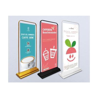 China Display Shows Cheap Poster Board Display Rack Hot Selling Custom Advertising Stack for sale