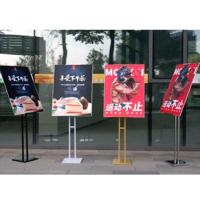 China 5mm thick newest design top quality kt board floor-standing advertising display stand for sale