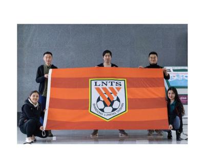 China Firm Coloring / Soft Design Special Widely Used Full Color Polyester Fabric Outdoor Sports Popping Flag for sale