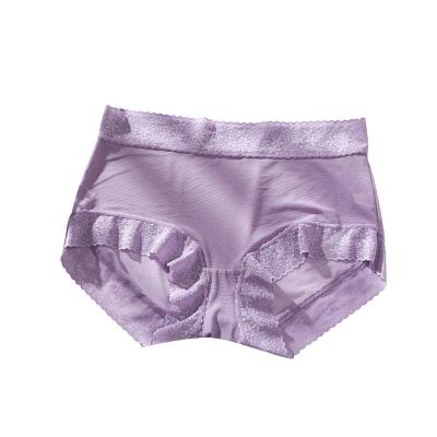 China Breathable Women Lace Up Breathable Panties Ladies Underwear Quick Dry Panties Ice Silk Underwear Female Bow for sale