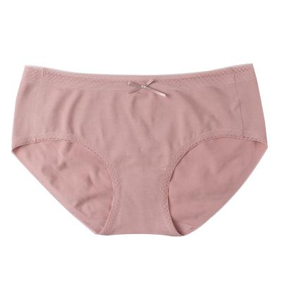 China High Waist Women's Antibacterial Hot Sales Panties Underwear Solid Color Simple Design Cotton Underwear Girls for sale