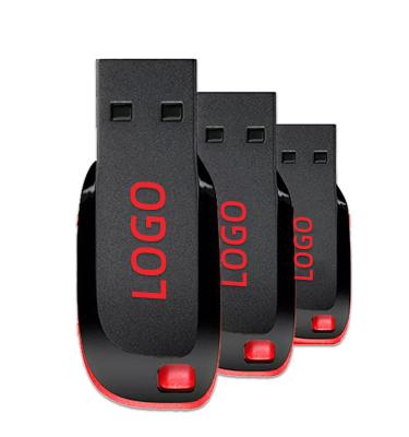 China Plastic High Speed ​​Custom Logo Pendrive Flash USB 4gb 8gb U Disk 16gb 64gb 128gb Flash Drives for sale