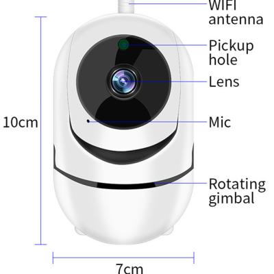 China Smart Eye Camera Fish Camera 1080P PTZ Human Motion IP Baby Monitor Night Vision Tracking Bi-Directional Motion Detect Tuya 2MP Smart CCTV Camera for sale