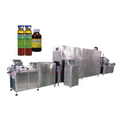 China Pharmaceutical Automatic Food 6000BPH Monoblock Syrup Filling Machine for sale