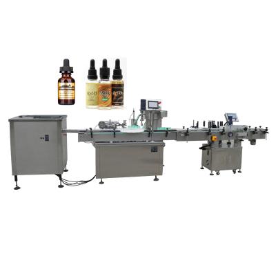 China Machine with CE approved new type automatic electronic cigarette oil liquid filling line aseptic eyedrop filling production line for sale