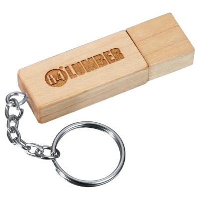 China Metal Logo Printed USB Executive Wooden Promotional Flash Drive for sale