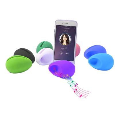 China Promotional Wholesale Mini Silicone Audio Speakers Stand Amplifier for sale