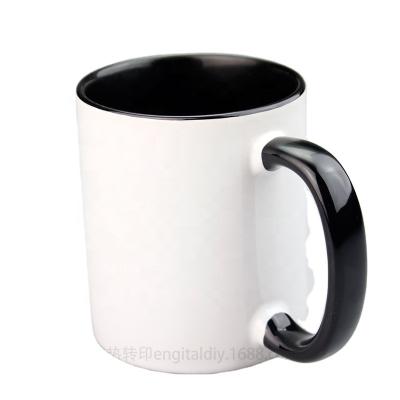 China Viable Promotional Custom Coffee Mug , White Blank Aluminum Sublimation Water Bottle Mugs Free Sample for sale