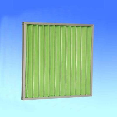 China 2 Inch / 4 Inch Washable Synthetic Fiber, Panel Pleated Washable Air Filters With Extended Surface for sale