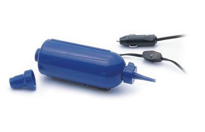 China Blaue MINI elektrische Luftmatraze-Pumpe wieder aufladbares DC 12V 23000RPM zu verkaufen