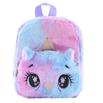 China Unicorn-Bag Cute Mini Pink Back Pack Schoolbag Y0129 Of Unicorn Backpack Children Cartoon School Bag Daily Life Plush Toy for sale