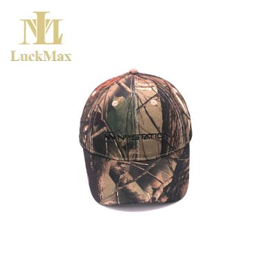 China JOINT Hot Sale Polyester Camouflage Custom Fitted Adjustable 6 Panel Distressed Baseball Cap Man for sale