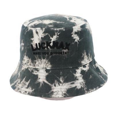 China JOINT Mens Womens Bucket Hat Dye Tie Vintage Mens Custom Embroidered Classy Metal OEM Unisex Adult for sale